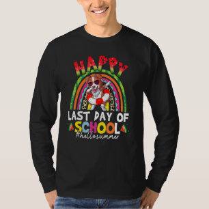 T-shirt Bonjour Été Graduation Bordure Collie Dabbing Plui