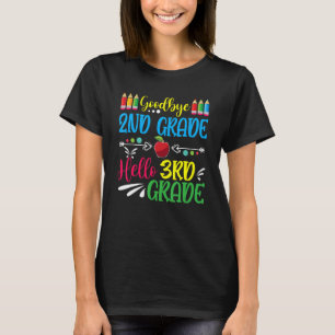 T-shirt Bonjour Étudiant De 3E Année Retour À L'École Arg