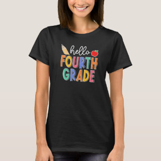 T-shirt Bonjour Étudiant De 4E Année Bienvenue À Sc