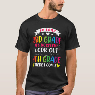 T-shirt Bonjour Étudiant De 4E Année Retour À L'École Arg