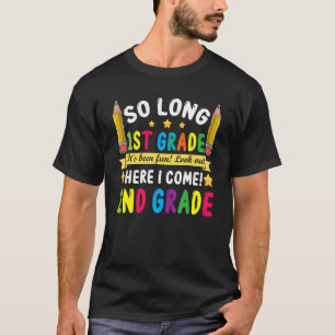 T-shirt Bonjour Étudiante De 2E Année Retour À L'École Arg