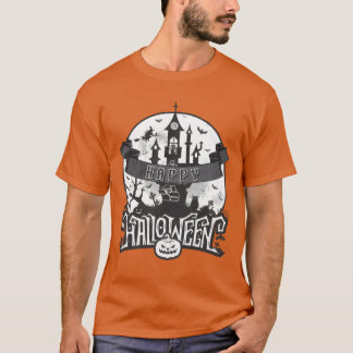 T-shirt Bonjour fête d'Halloween Halloween