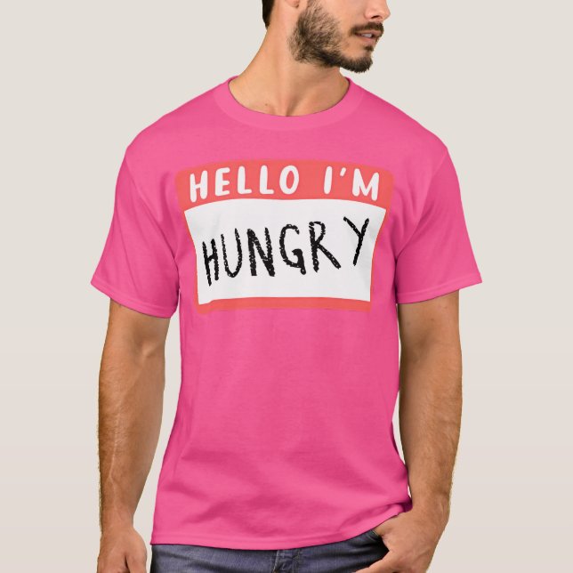 T-shirt Bonjour, J'Ai Faim (Devant)