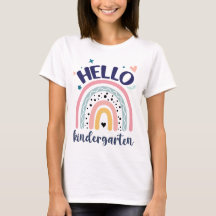 Bonjour jardin d'enfants Retro Arc-en-ciel pour le