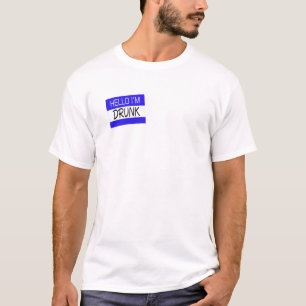 T-shirt Bonjour, je suis ivre