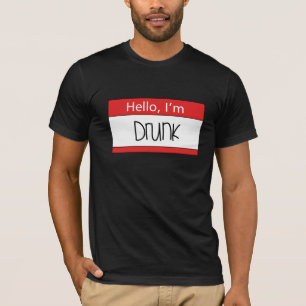 T-shirt Bonjour, je suis soûl