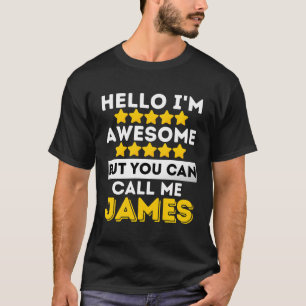 T-shirt Bonjour Je Suis Super Mais Vous Pouvez M'Appeler J