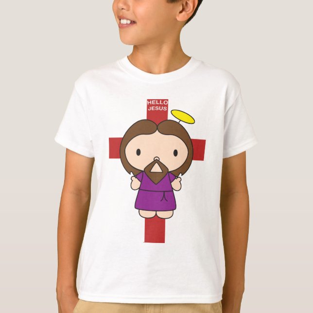 T-shirt Bonjour Jésus (Devant)