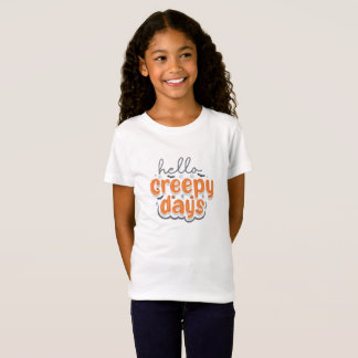 T-Shirt Bonjour Jours Flippants Saison Sombre Halloween Ty