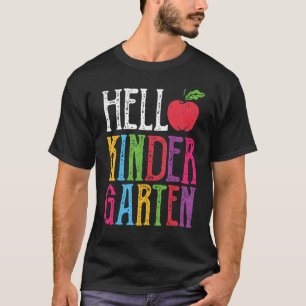 T-shirt Bonjour Kinder Garten Premier Jour De L'École 1