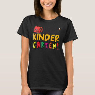 T-shirt Bonjour Kinder Garten Premier Jour De L'École Reto