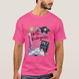 T-shirt Bonjour Kindergarten Unicorn ! Pour les enfants, t