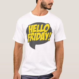 T-shirt Bonjour le commentaire du typo du vendredi