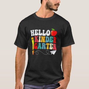 T-shirt Bonjour maternelle drôle de professeur d'école ren