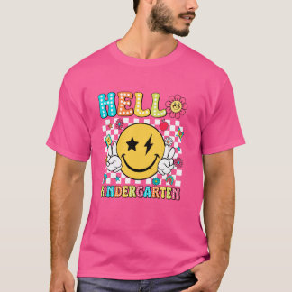 T-shirt Bonjour maternelle Étudiant enseignant Premier jou