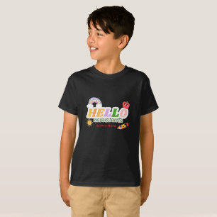 T-shirt Bonjour Maternelle Mignon Retour à l'école