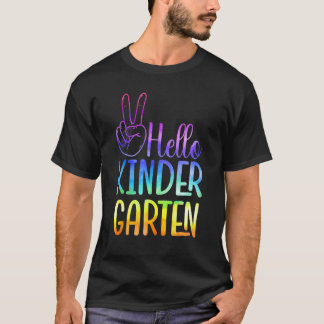 T-shirt Bonjour Maternelle Premier Jour De L'École Jour Re