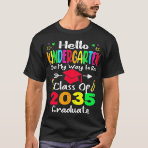 T-shirt Bonjour Maternelle Retour À La Classe Scolaire De 