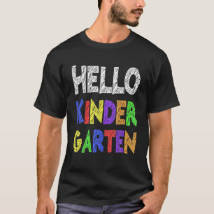 T-shirt Bonjour maternelle Retour À L'École