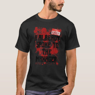 T-shirt Bonjour Mon Nom Est Karen Bloody Halloween Costume