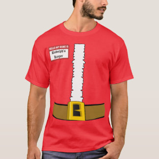 T-shirt Bonjour mon nom est l'avant de costume du gardien
