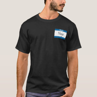 T-shirt Bonjour mon nom est Ninja