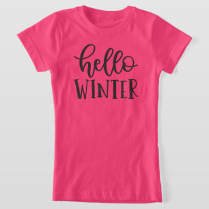 T-Shirt Bonjour Noël d'hiver
