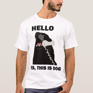 T-shirt BONJOUR OUI C'EST téléphone de téléphone de CH