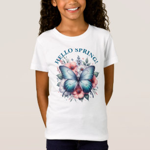 T-Shirt Bonjour Papillon de Printemps-96282