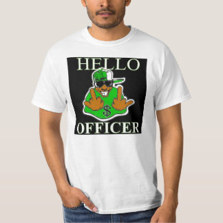 T-shirt bonjour pièce en t de dirigeant