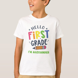 T-shirt Bonjour première classe