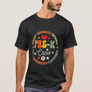 T-shirt Bonjour professeur de pré-maternelle Équipage 1er