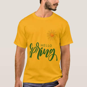 T-shirt bonjour ressort