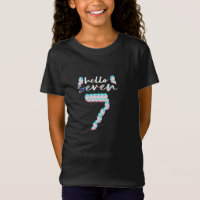 Bonjour Sept 7 ans 7e anniversaire fille 7 ans