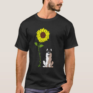 T-shirt Bonjour Soleil Amour Mon Chien Husky Sibérien