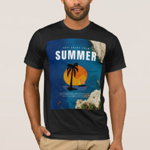 T-shirt Bonjour soleil, un magnifique design d'été.
