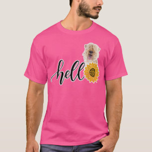 T-shirt Bonjour Sunflower Lakeland Terrier 