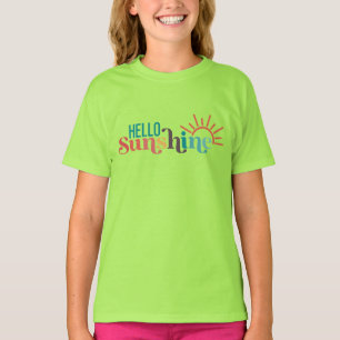 T-shirt Bonjour Sunshine Summer Beach Lake