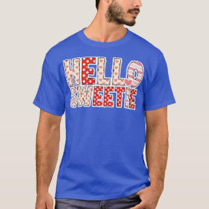 T-shirt Bonjour Sweetie Valentines Jour 1