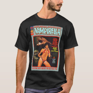 T-SHIRT BONJOUR UN AUTRE GRAND MAGAZINE VAMPIRELLA VINTAGE