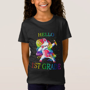 T-Shirt Bonjour, Unicorne de 1ère année