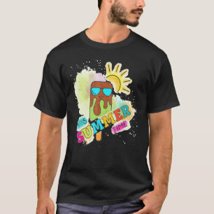 T-shirt Bonjour Vacances Été Glace Crème Sun Beach Hommes 