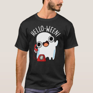 T-shirt Bonjour-ween Drôle de Fantôme Pun Sombre AR