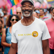 BONK crypto cadeau, meme monnaie trader tee papa