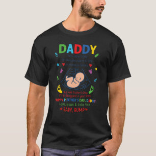 T-shirt Bonne 1ère Fête des pères Nouvelle grossesse papa