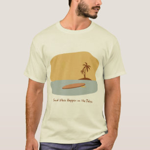 T-shirt Bonne ambiance sur la marée Minimal Surf Beach
