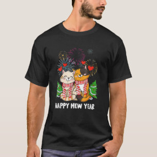 T-shirt Bonne année 2022 Drôle Chat Nouvel An Fête de l