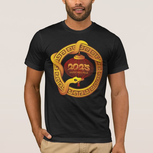 T-shirt Bonne année 2025 T-Shirts, Snack (Devant)