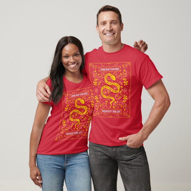 T-shirt Bonne année chinoise 2025 (Unisexe)