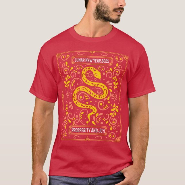 T-shirt Bonne année chinoise 2025 (Devant)
